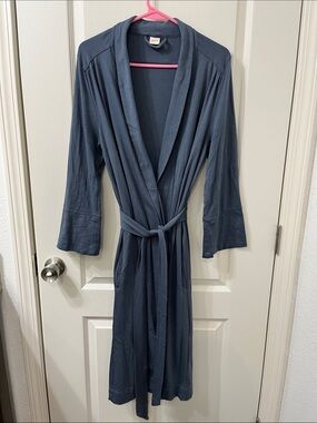 Goumi Bamboo Organic Cotton Robe Midnight Blue XS/ Small